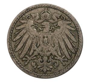 5 пфеннигов 1898 года J Германия — Фото №2