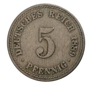 5 пфеннигов 1889 года A Германия — Фото №1