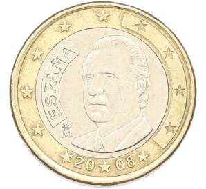 1 евро 2008 года Испания — Фото №1