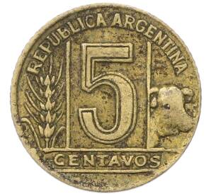 5 сентаво 1949 года Аргентина — Фото №1