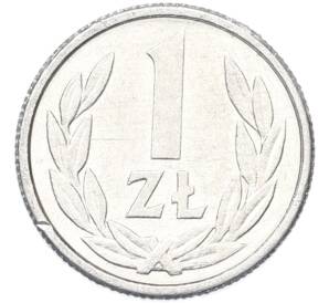 1 злотый 1990 года Польша — Фото №1