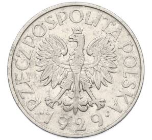 1 злотый 1929 года Польша — Фото №2