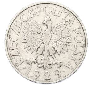 1 злотый 1929 года Польша — Фото №2