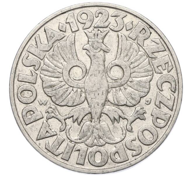 Монета 50 грошей 1923 года Польша (Артикул: K12-86132) — Фото №2