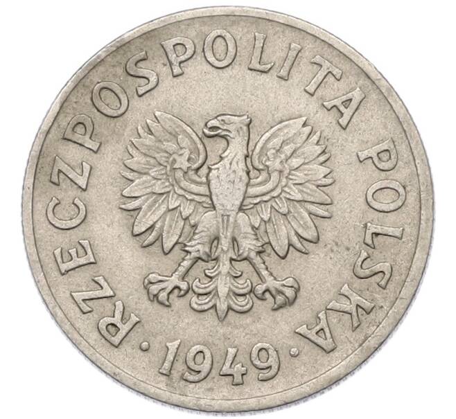 Монета 50 грошей 1949 года Польша (Артикул: K12-86139) — Фото №2