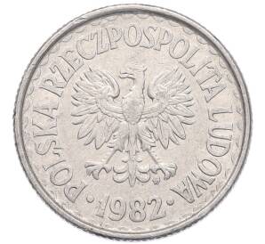 1 злотый 1982 года Польша — Фото №2