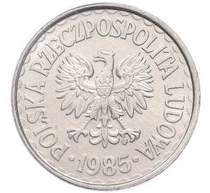 1 злотый 1985 года Польша — Фото №2