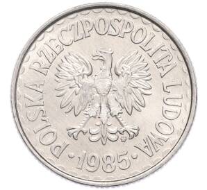 1 злотый 1985 года Польша — Фото №2