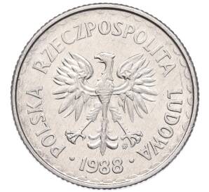 1 злотый 1988 года Польша — Фото №2