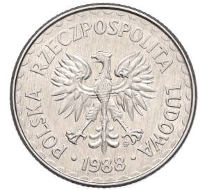 1 злотый 1988 года Польша — Фото №2