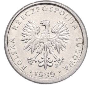 1 злотый 1989 года Польша — Фото №2