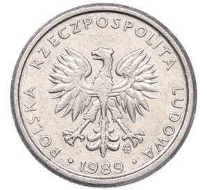 1 злотый 1989 года Польша — Фото №2