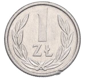 1 злотый 1989 года Польша — Фото №1