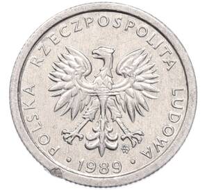 1 злотый 1989 года Польша — Фото №2