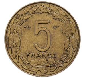 5 франков 1958 года Французская Экваториальная Африка (Камерун) — Фото №2