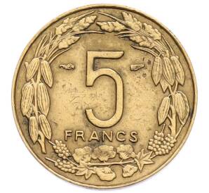 5 франков 1958 года Французская Экваториальная Африка (Камерун) — Фото №2