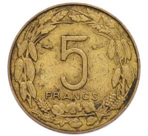 5 франков 1958 года Французская Экваториальная Африка (Камерун) — Фото №2