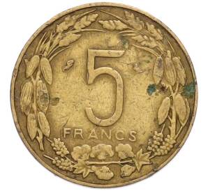 5 франков 1962 года Экваториальная Африка (Камерун) — Фото №2