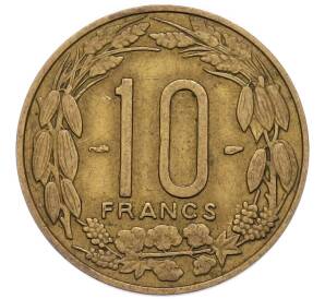 10 франков 1958 года Французская Экваториальная Африка (Камерун) — Фото №2