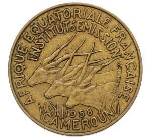 10 франков 1958 года Французская Экваториальная Африка (Камерун) — Фото №1