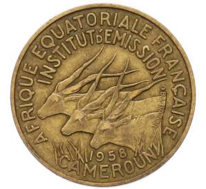 10 франков 1958 года Французская Экваториальная Африка (Камерун) — Фото №1