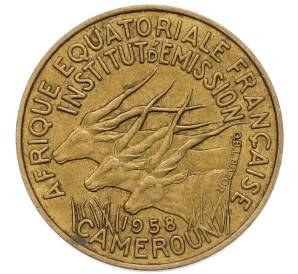 10 франков 1958 года Французская Экваториальная Африка (Камерун) — Фото №1