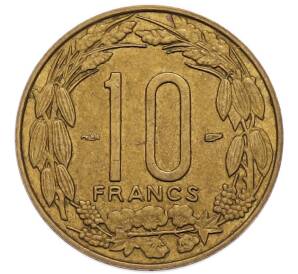 10 франков 1958 года Французская Экваториальная Африка (Камерун) — Фото №2