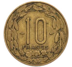 10 франков 1958 года Французская Экваториальная Африка (Камерун) — Фото №2
