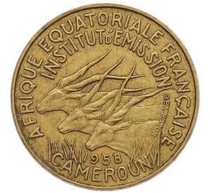 10 франков 1958 года Французская Экваториальная Африка (Камерун) — Фото №1