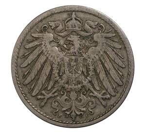 10 пфеннигов 1907 года F Германия — Фото №2