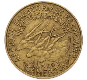 10 франков 1958 года Французская Экваториальная Африка (Камерун) — Фото №1