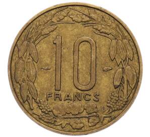 10 франков 1958 года Французская Экваториальная Африка (Камерун) — Фото №2