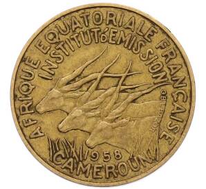 10 франков 1958 года Французская Экваториальная Африка (Камерун) — Фото №1
