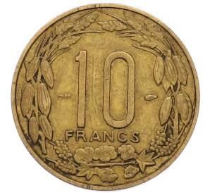10 франков 1958 года Французская Экваториальная Африка (Камерун) — Фото №2