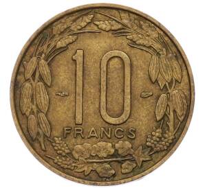 10 франков 1958 года Французская Экваториальная Африка (Камерун) — Фото №2