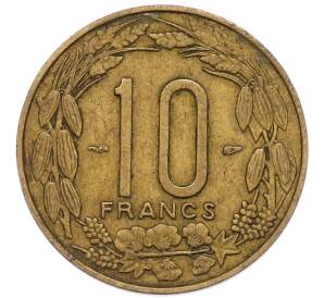 10 франков 1958 года Французская Экваториальная Африка (Камерун) — Фото №2
