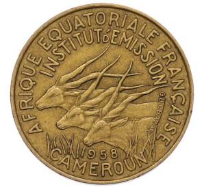 10 франков 1958 года Французская Экваториальная Африка (Камерун) — Фото №1