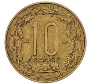 10 франков 1958 года Французская Экваториальная Африка (Камерун) — Фото №2