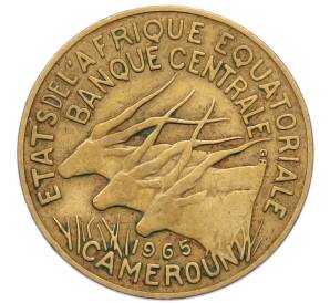 10 франков 1965 года Экваториальная Африка (Камерун) — Фото №1
