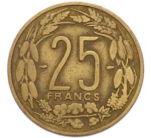 25 франков 1958 года Французская Экваториальная Африка (Камерун) — Фото №2