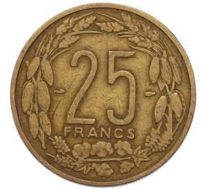 25 франков 1958 года Французская Экваториальная Африка (Камерун) — Фото №2
