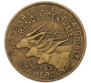 25 франков 1962 года Экваториальная Африка (Камерун) — Фото №1
