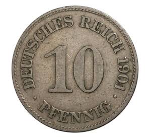 10 пфеннигов 1901 года E Германия — Фото №1