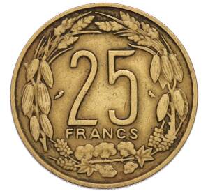 25 франков 1970 года Экваториальная Африка (Камерун) — Фото №2