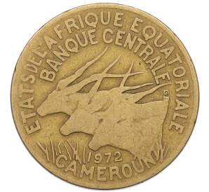 25 франков 1972 года Экваториальная Африка (Камерун) — Фото №1