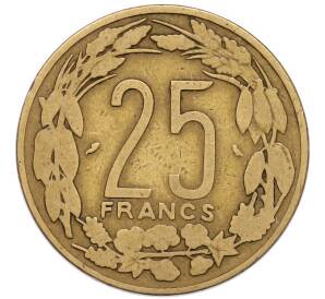 25 франков 1972 года Экваториальная Африка (Камерун) — Фото №2