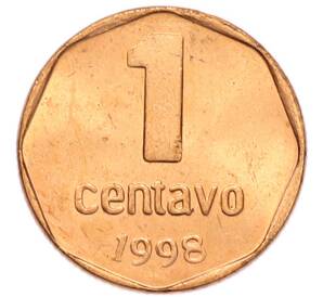 1 сентаво 1998 года Аргентина — Фото №1