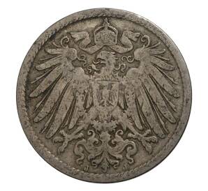 10 пфеннигов 1899 года J Германия — Фото №2