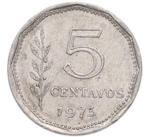 5 сентаво 1973 года Аргентина — Фото №1