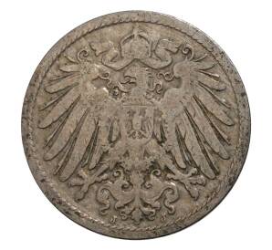 10 пфеннигов 1896 года J Германия — Фото №2